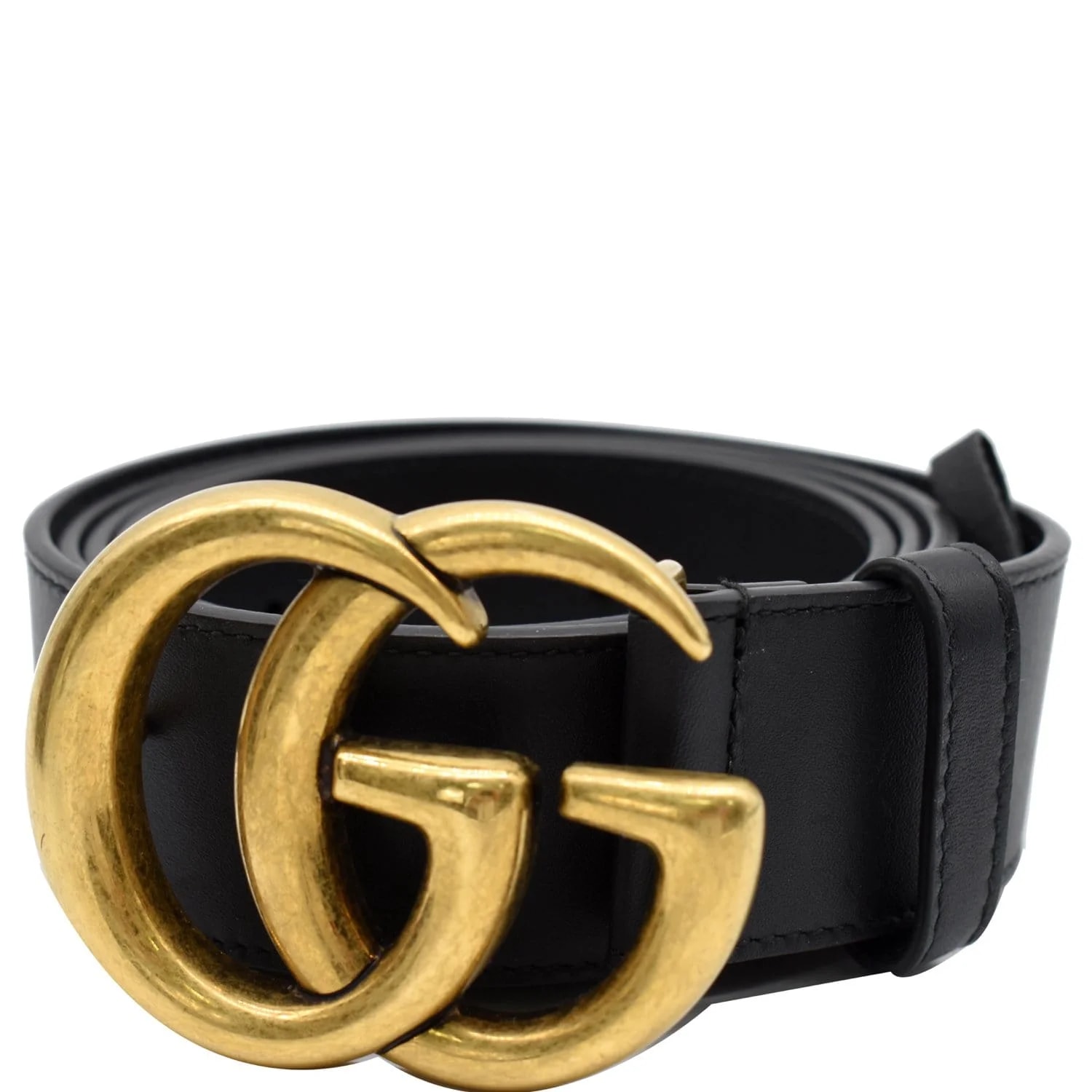 Gucci — Gucci 2015 Re-Edition Double G Wide Belt 400593 — Accessory — resale
