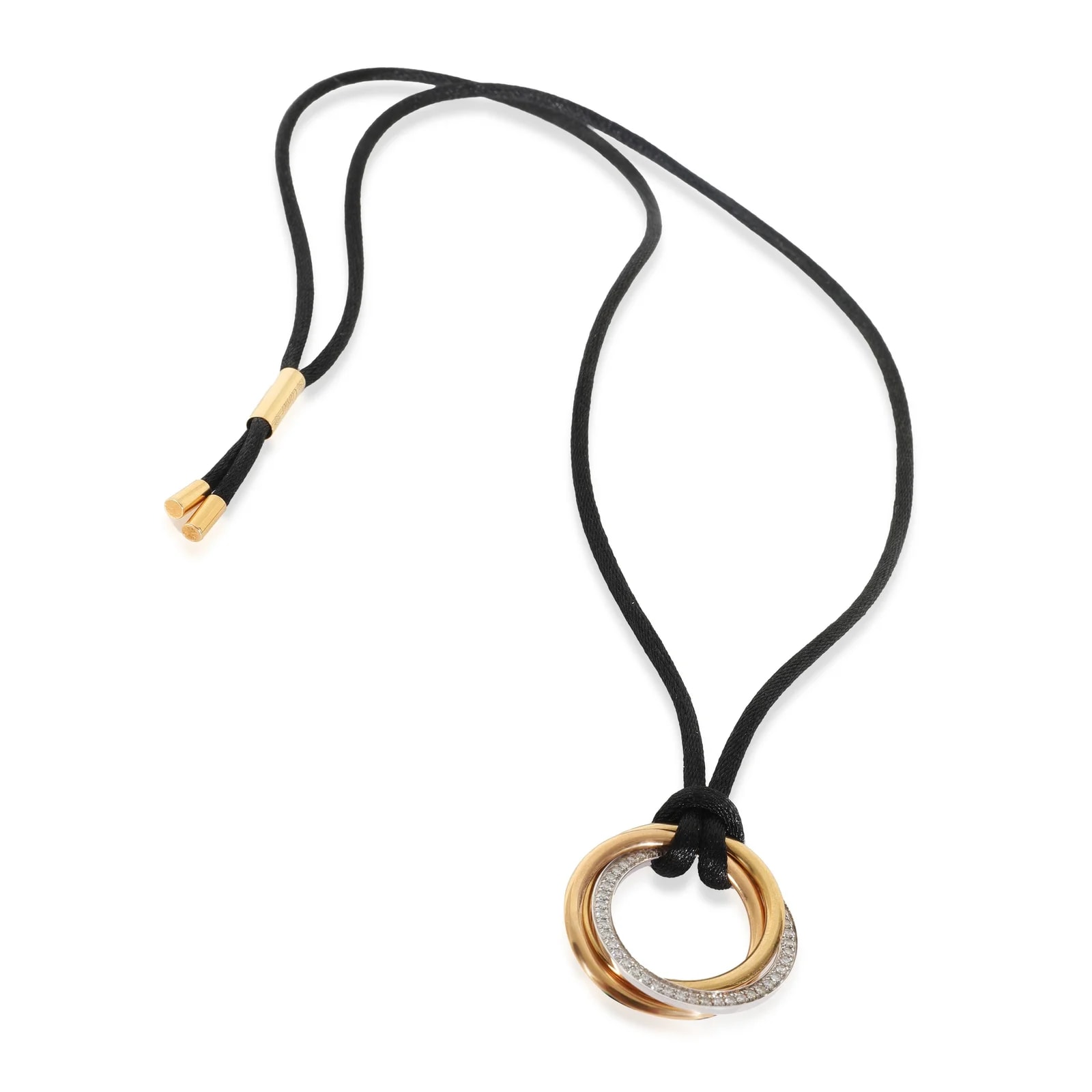 Cartier 3-Tone Medium Model Trinity 18k 2