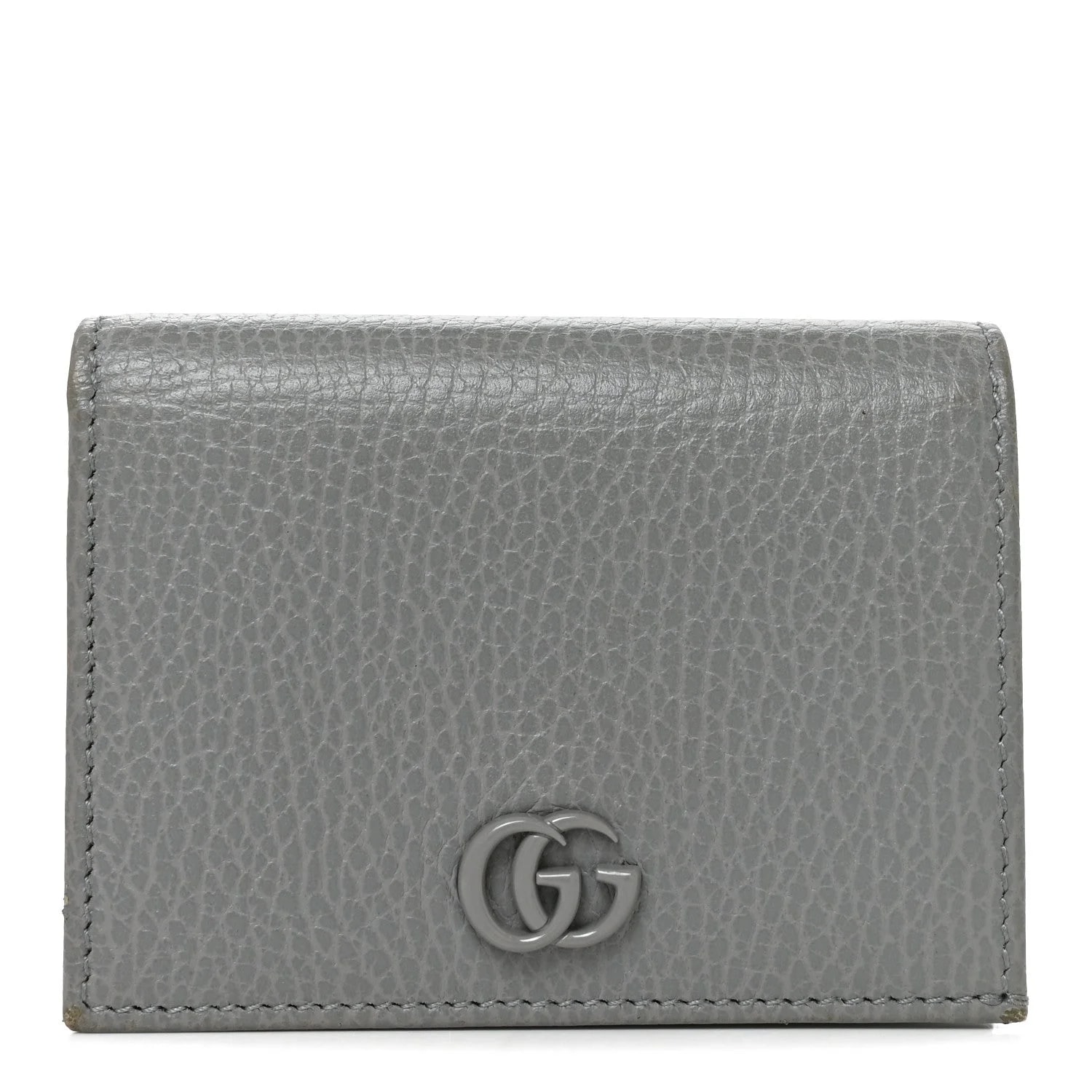 Gucci — Dollar Enamel Monochrome Medium GG Marmont Wallet Deep — Accessory — resale