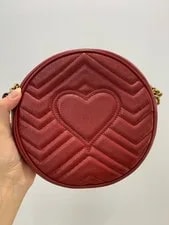 Gucci GG Marmont Round Crossbody Auth 2