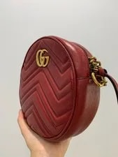 Gucci GG Marmont Round Crossbody Auth 3