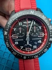 New Breitling Endurance Pro 38 Chronograph Red Rubber Strap X83310D91B2S1 4