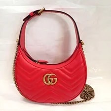 Gucci — Th694011 Gucci Chain GG Marmont Half Moon Shape 699514 — Handbag — resale