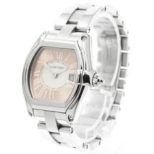 Cartier — Cartier Roadster SM W62054V3 33mm SS Pink / Silver #C4808 — Watch — resale