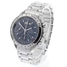 Omega Speedmaster 3523.80 Triple Calendar Chronograph Navy Dial AT 's_965748 3