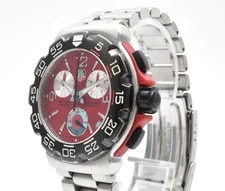 TAG Heuer — ▶️Tag Heuer Formula 1 CAC1112 Red Dial Chronograph Qz Japan — Watch — resale