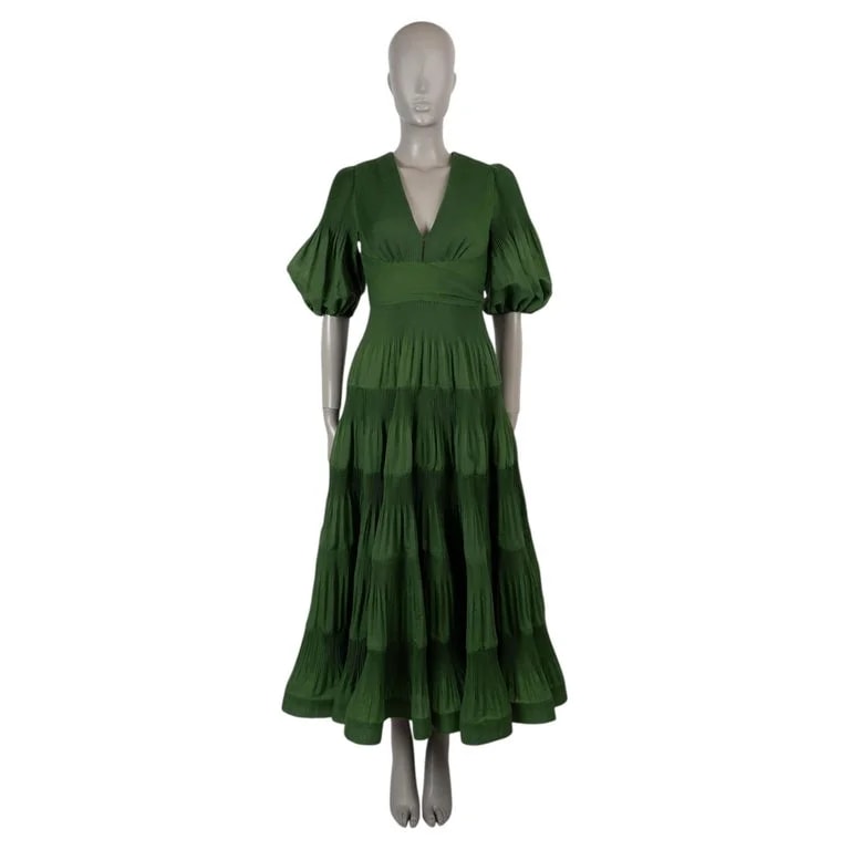 Zimmermann — Zimmermann Polyester 2024 Pleated Midi Dress 0 — Clothing — resale