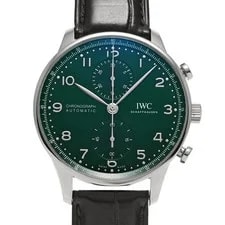 IWC — IWC Portugieser IW371615 41mm Stainless Steel Green #WW2026 — Watch — resale