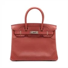 Hermès — Hermès Birkin 30 Gillies X Voeber Color Brique Metal F — Handbag — resale