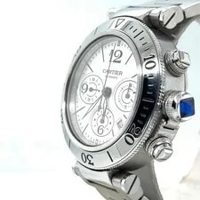 Cartier Pasha Seatimer Chronograph Automatic 42mm Steel W31089M7 4