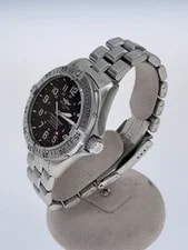 Breitling A17045 Stainless Steel 45mm Black Dial #2nW155 2