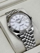 Rolex Datejust 41mm White Dial Jubilee 3
