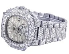 New Patek Philippe Nautilus 5980/1A-019 Steel VVS Diamond 35.75 Ct 2