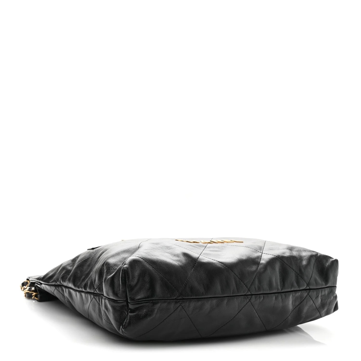 Shiny Double Pocket Chanel 22 4