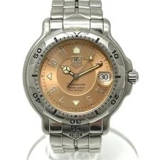 TAG Heuer — TAG Heuer WH5115-K1 Logo 6000 Series Date Automatic SS Silver — Watch — resale