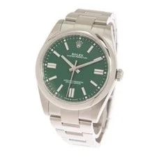 Rolex Oyster Perpetual 41 Automatic Green Dial 124300GNSO 4