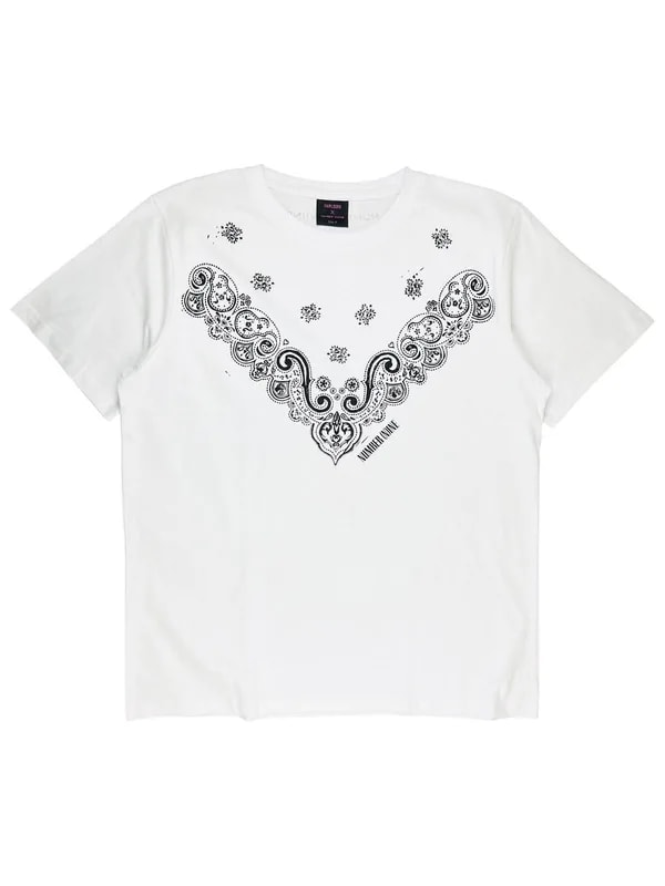 NEW Number (N)ine Marlboro Paisley Bandana Logo Tshirt White 2