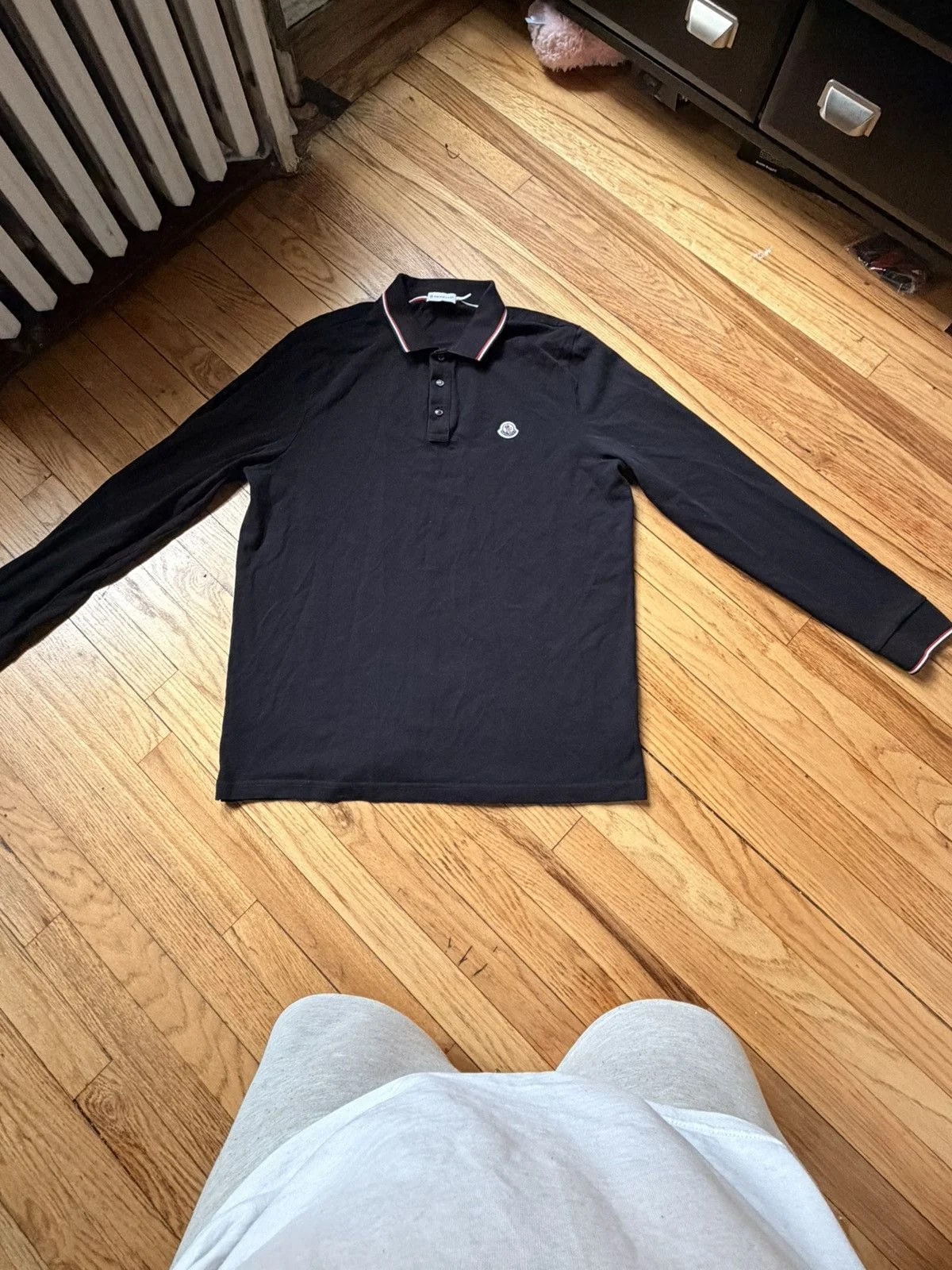 Moncler — Moncler Long Sleeve Polo — streetwear — resale