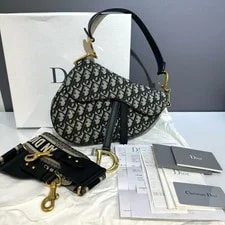 Dior — Dior Saddle Monogram Embroidered and - Excellent #WQ3D1V — Handbag — resale