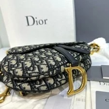Dior Saddle Monogram Embroidered and - Excellent #WQ3D1V 3