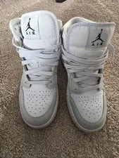 Size 5 - Air Jordan 1 Mid Swoosh Logo - Camo 2