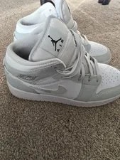 Size 5 - Air Jordan 1 Mid Swoosh Logo - Camo 3