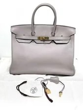 Auth Hermès Birkin 35 Evercolo Top Handle With Lock & Key 3