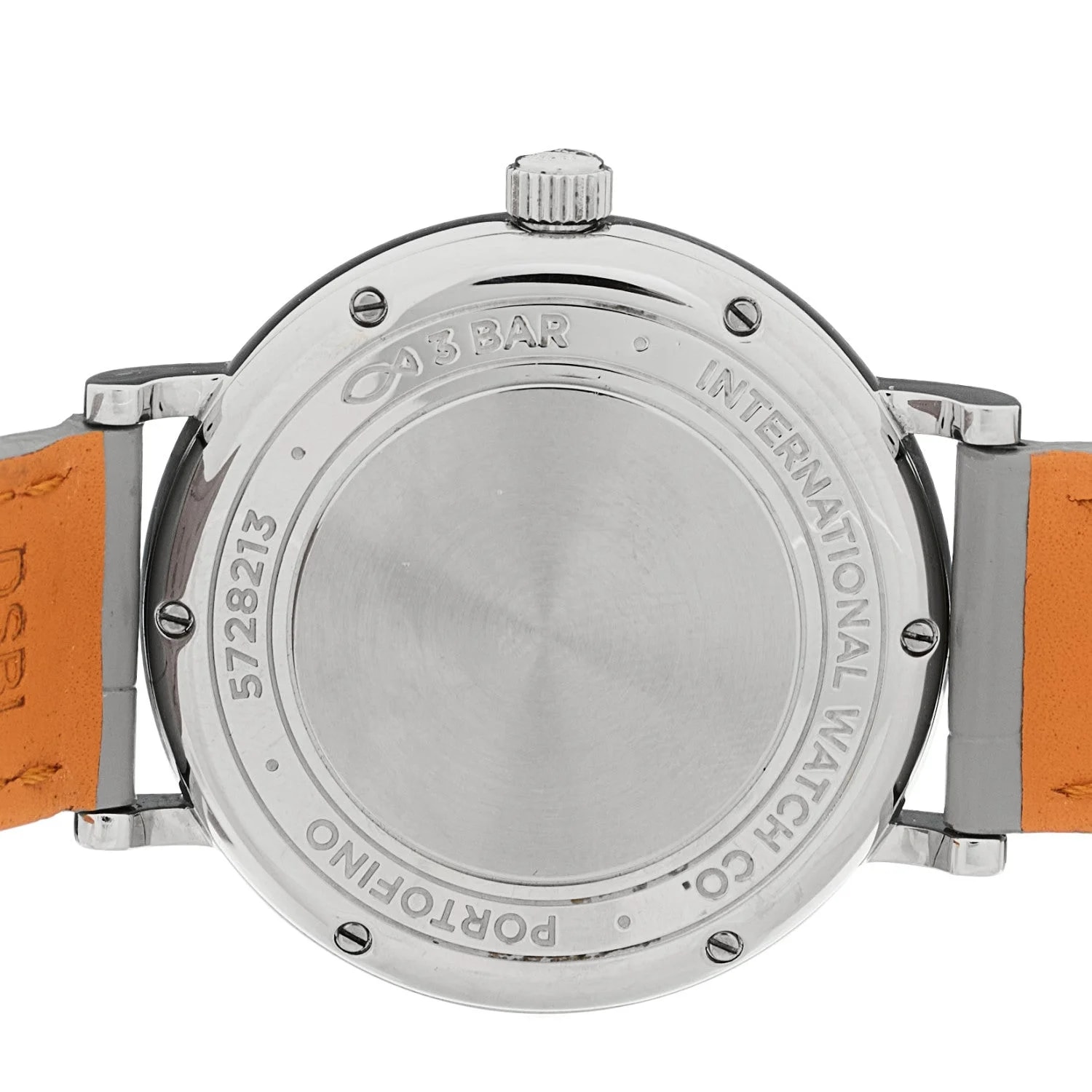 Stainless Steel Crocodile Diamond 37mm Portofino Automatic IW458101 4