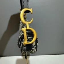 Dior Saddle Embroidered Monogram Print Magnetic Buckle - Excellent #1DG2HFZ 4