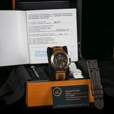 Panerai Luminor 8 Days Power Reserve Titanium 44mm Brown Dial PAM00797 Complete 4
