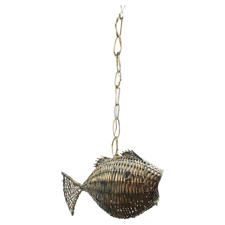 Fish Ceiling , France, 1960s — lighting — resale
