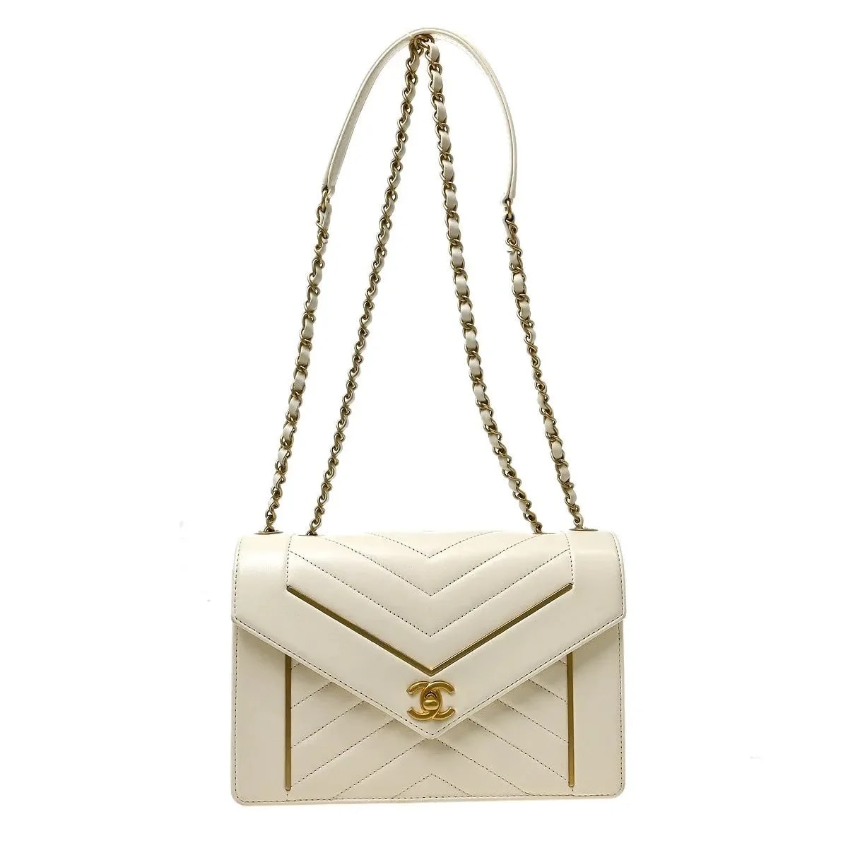 Chanel — Chanel Reserved Flap Chevron — Handbag — resale