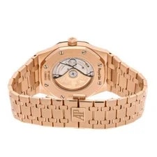 Audemars Piguet Royal Oak Rose Gold Auto 41mm Silver 15400OR.OO.1220OR.02 4