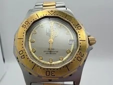 [Read] Tag Heuer 3000 934.206 Gold Dial Date 200M Quartz 2