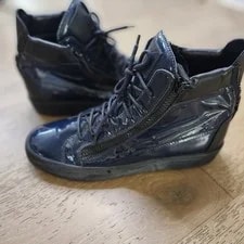 Giuseppe Zanotti High Top W/ Zipper Sz 46 US 13 2