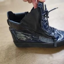Giuseppe Zanotti High Top W/ Zipper Sz 46 US 13 4