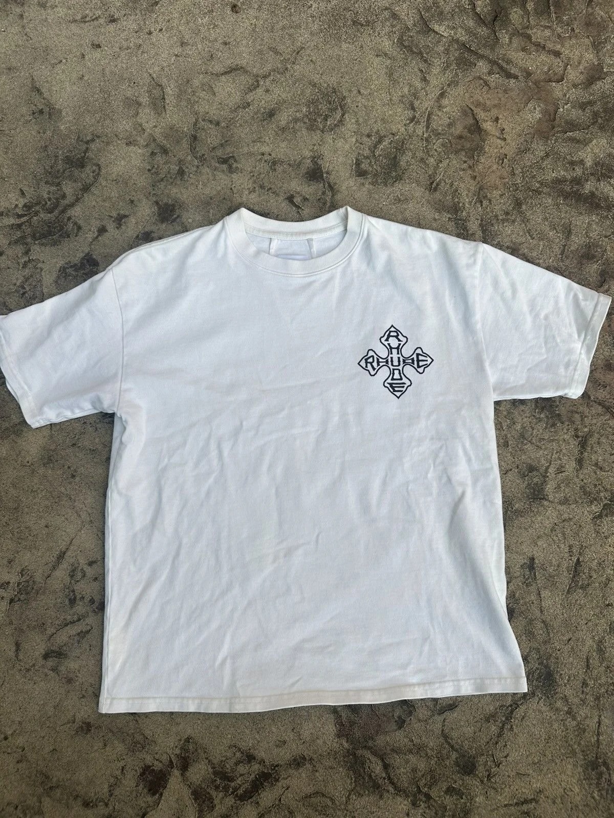 Rhude — Rhude Cross Logo T-Shirt — streetwear — resale
