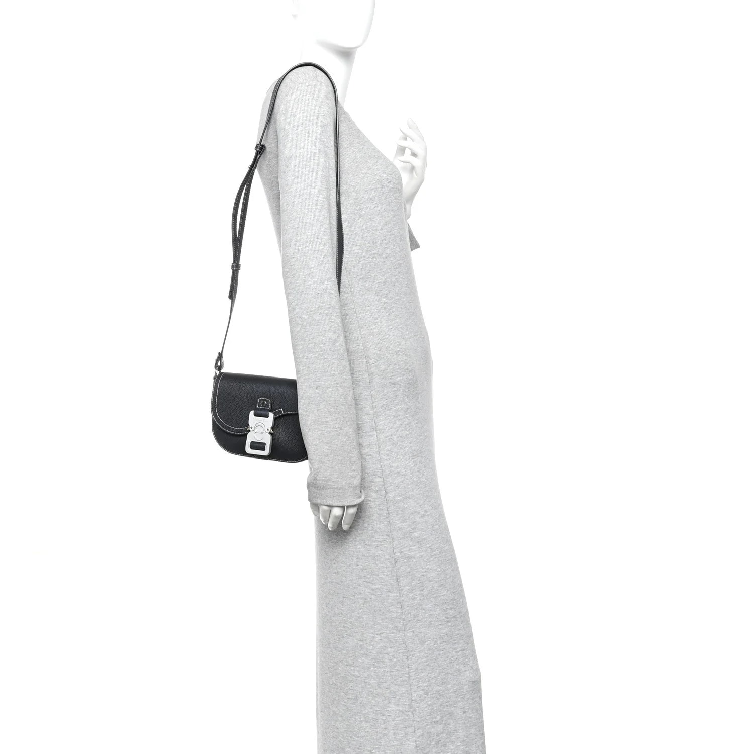 Grained Saddle Messenger With Strap 3