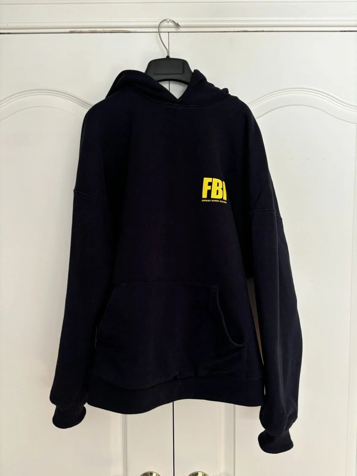 Reversible FBI / Tiger Print Hoodie — streetwear — resale