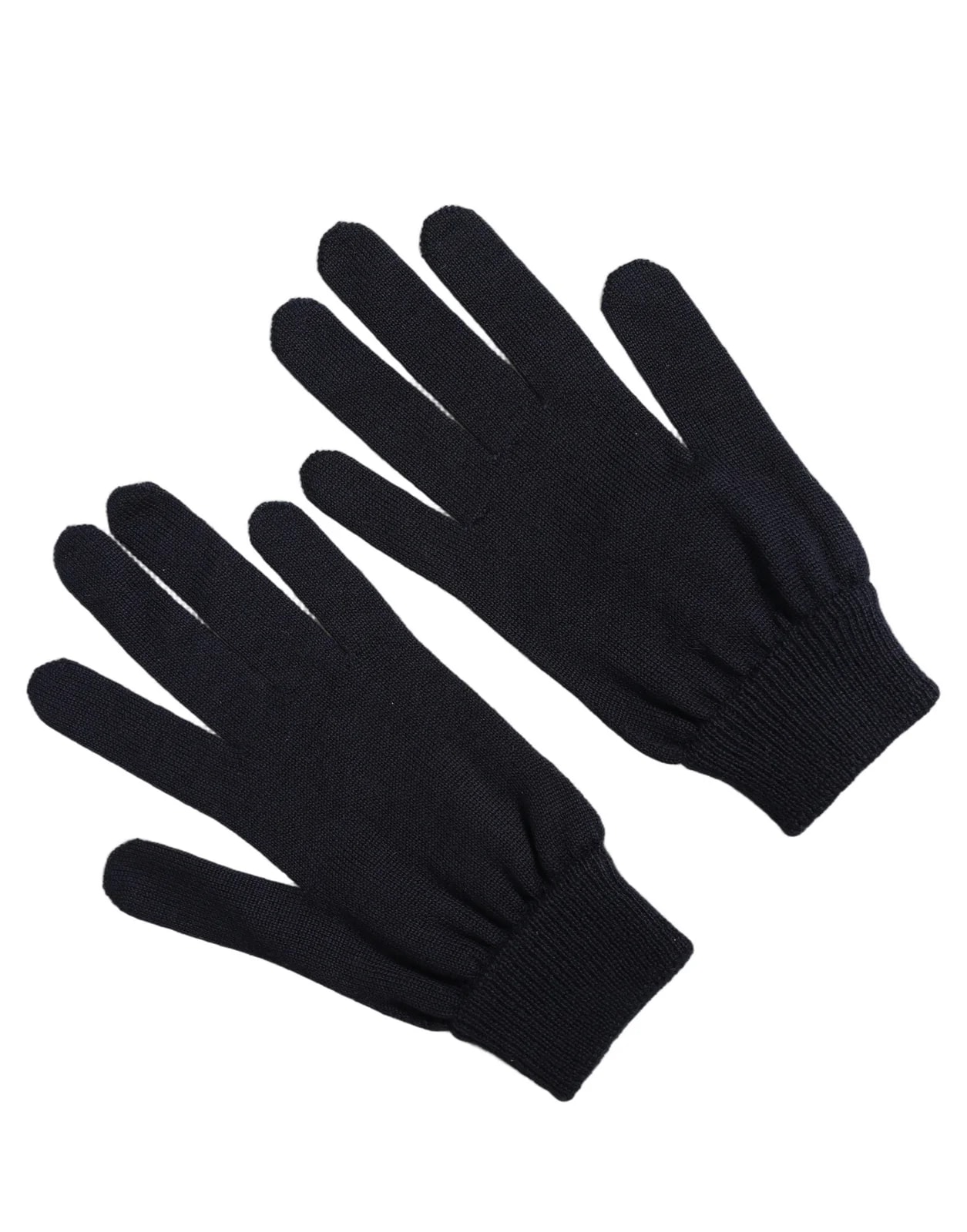 Dolce & Gabbana Dark Knitted Winter Gloves 2