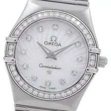 Omega — Omega 111.15.26.60.55.001 Constellation 12P Diamond 160th Anniversary Quartz Wom — Watch — resale