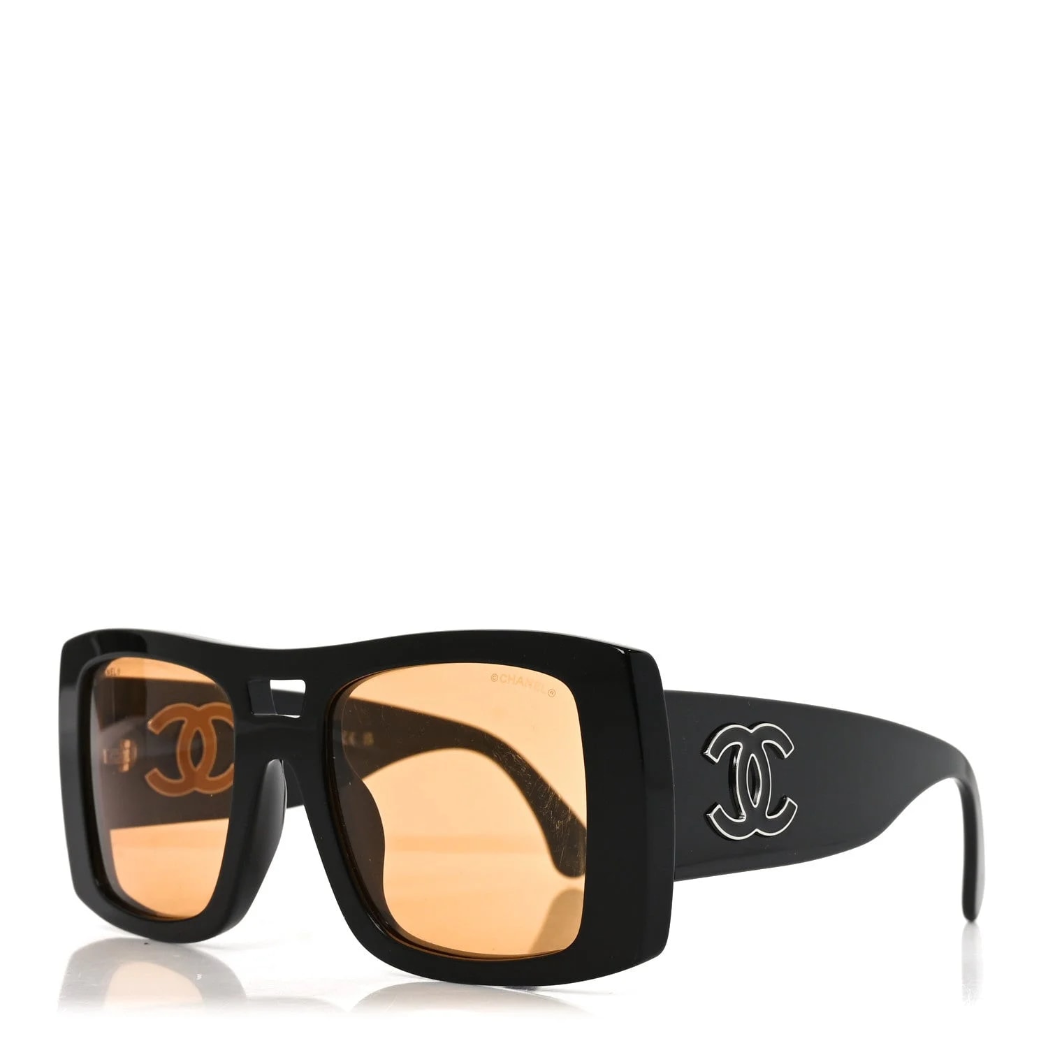 Chanel — Acetate Polarized Square Sunglasses 5539-A — Accessory — resale