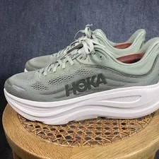 Hoka Bondi 9 Running 12D Gym Run Shoes Low Top Excellent 2