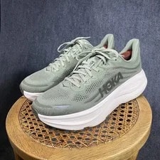 Hoka Bondi 9 Running 12D Gym Run Shoes Low Top Excellent 3