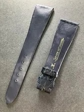 Genuine 21mm 14mm Jaeger-LeCoultre Leather Strap, Buckle, Belt, Leather 2