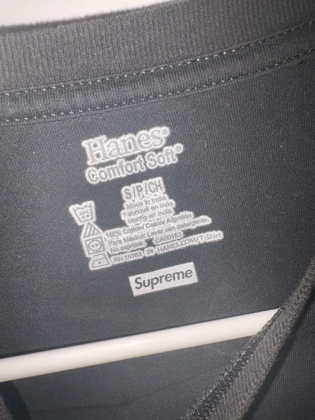Supreme — Hanes Supreme Tee — streetwear — resale