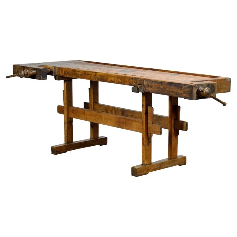 Carpenters Workbench, Circa 1920 — Furniture — resale
