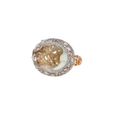 Pomlat — Pomellato Tango in Rose Gold, Diamonds and Quartz — Jewelry — resale