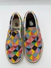 Vans X MoMA Faith Ringgold Geometric Shoes 6.5 Art To Wear Artsy 2103 4