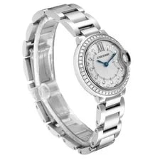 Cartier Ballon Bleu Diamond Steel Quartz W4BB0034 Box Card 3